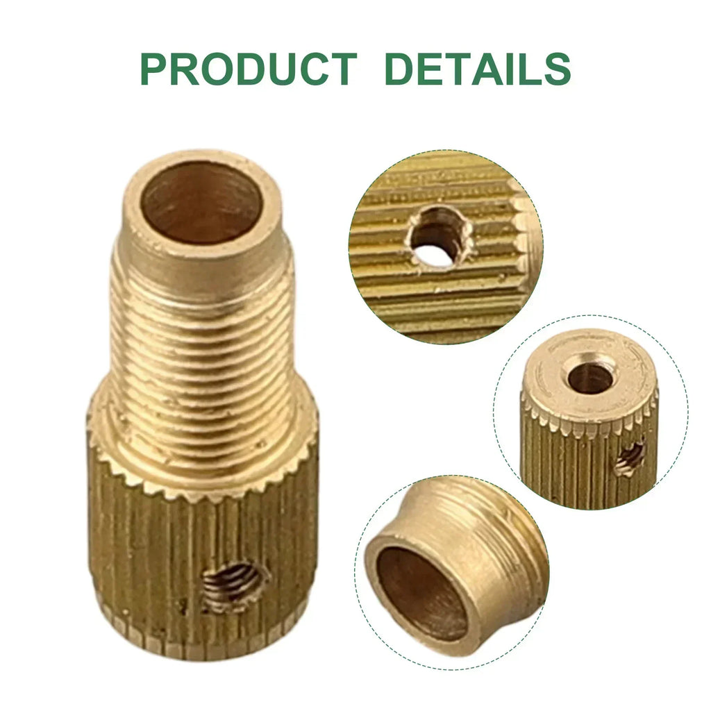 7-Pc Brass Mini Drill Chuck Collet Set – 2.35mm Motor Shaft