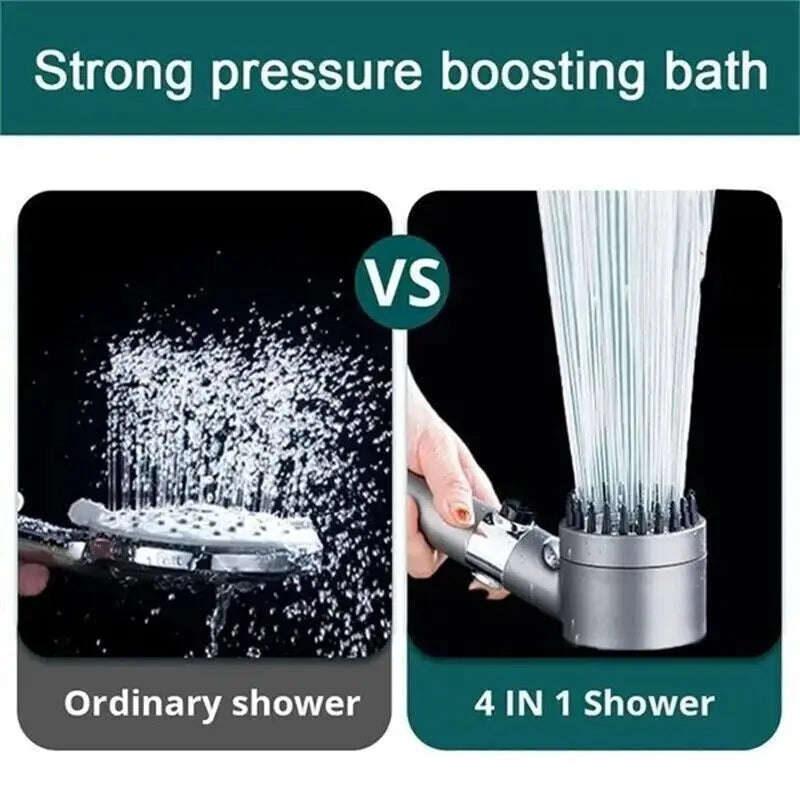 3-Mode High Pressure Handheld Shower Head with Temp Display