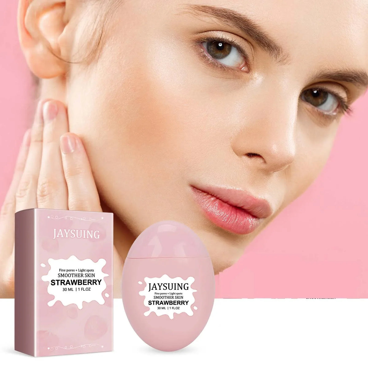 Vitamin C Strawberry Facial Serum – Pores, Brightening & Anti-Age