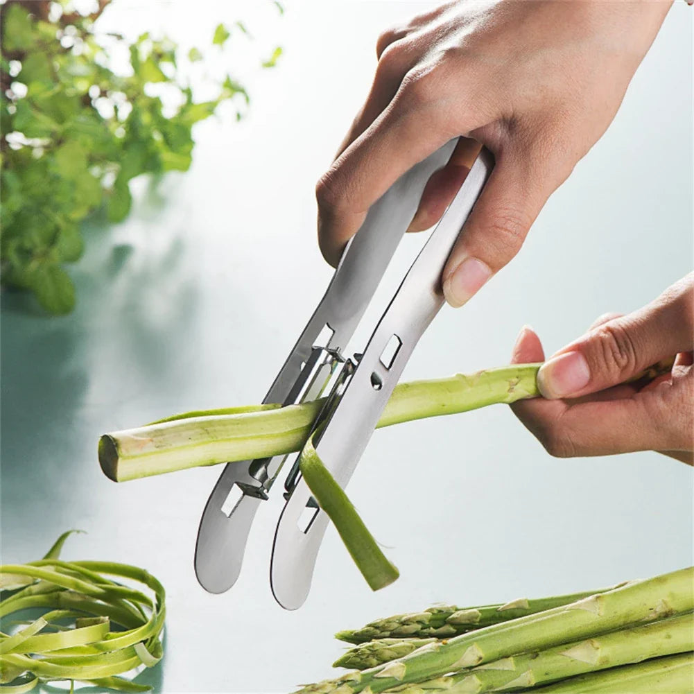 Dual-Head Stainless Steel Vegetable & Fruit Peeler