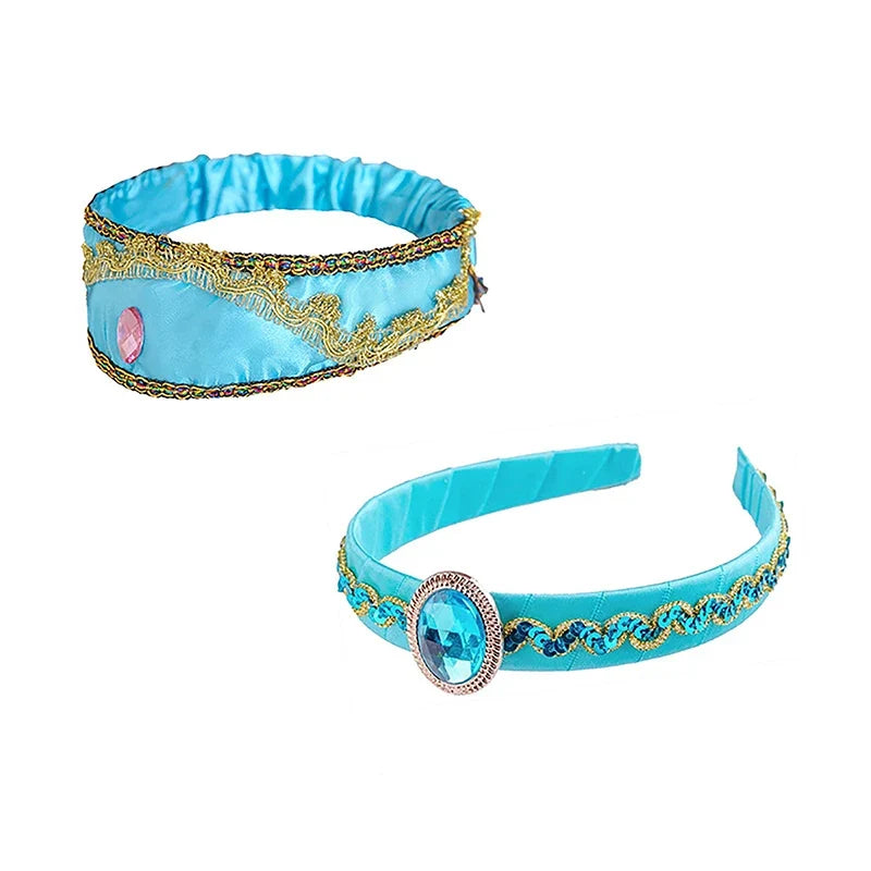 Girls Arabian Princess Crystal Headband – Cosplay Party Accessory