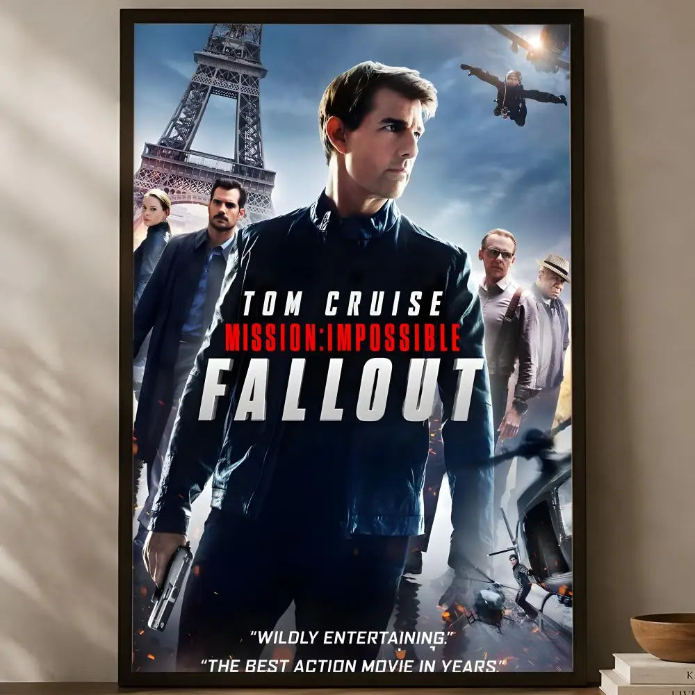 Mission Impossible Self-Stick HD PVC Wall Poster | Waterproof