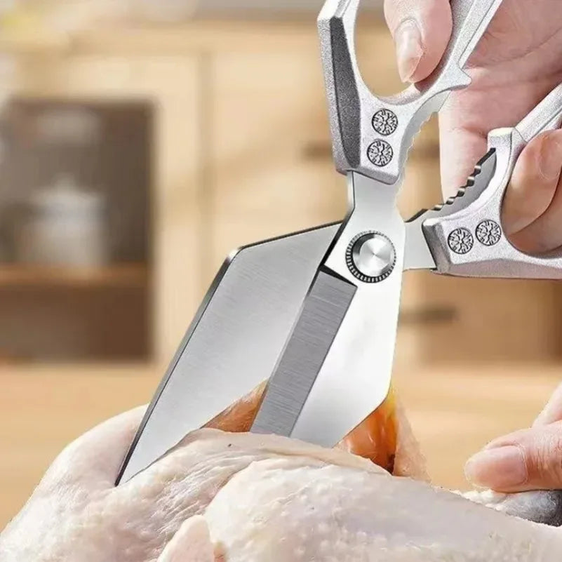 Heavy-Duty Kitchen Shears – Stainless Steel Poultry Scissors