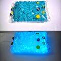 100 Glow in the Dark Pebbles – Luminous Garden & Aquarium Stones