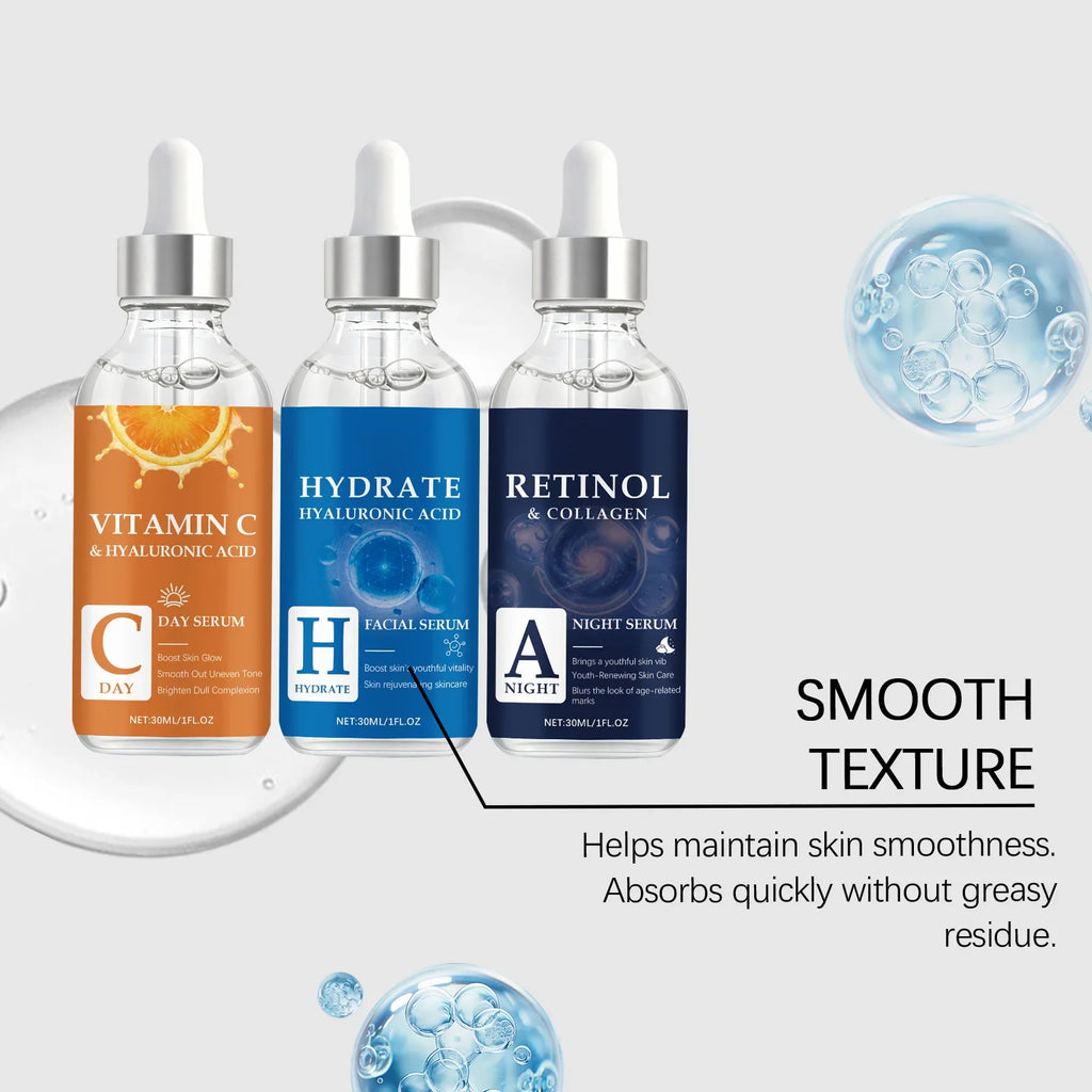 Hyaluronic Acid, Retinol & Vitamin C Face Serum 30ml