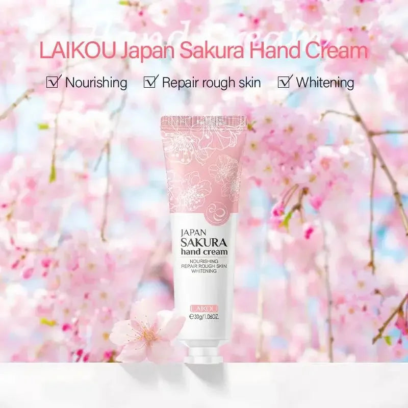 LAIKOU Sakura Hand Cream – Shea Butter & Camellia 30g