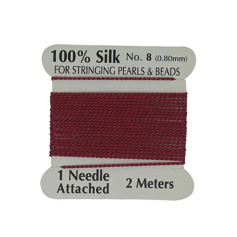 0.8mm Natural Silk Cord 2M – Multicolor DIY Jewelry Making