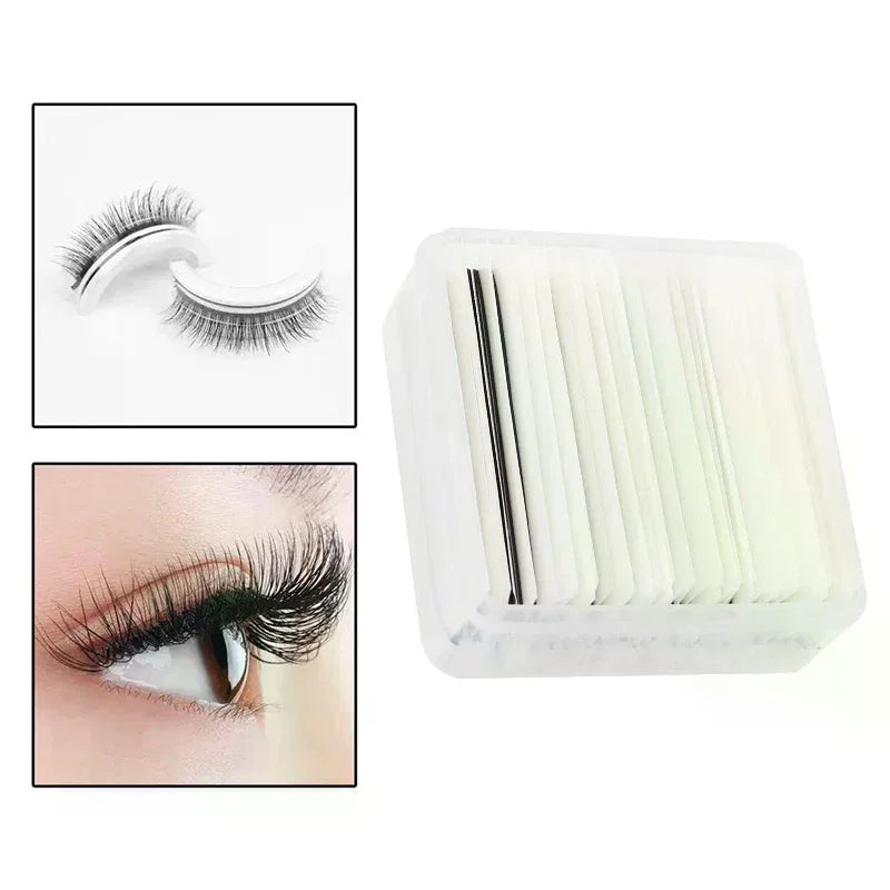 Self-Adhesive Eyelash Strips – Reusable & Waterproof 40pcs