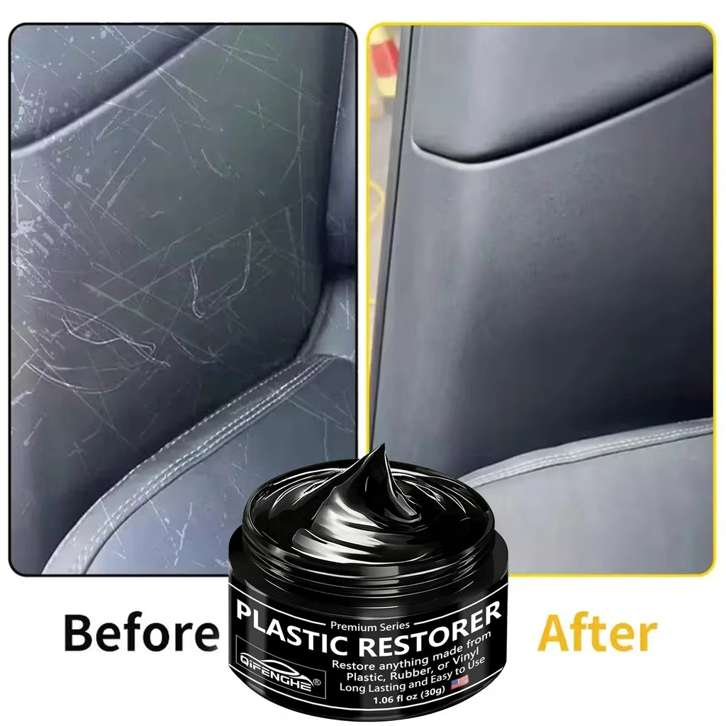 Car Plastic Trim Restorer – Black Vinyl, Rubber & Tire Shine