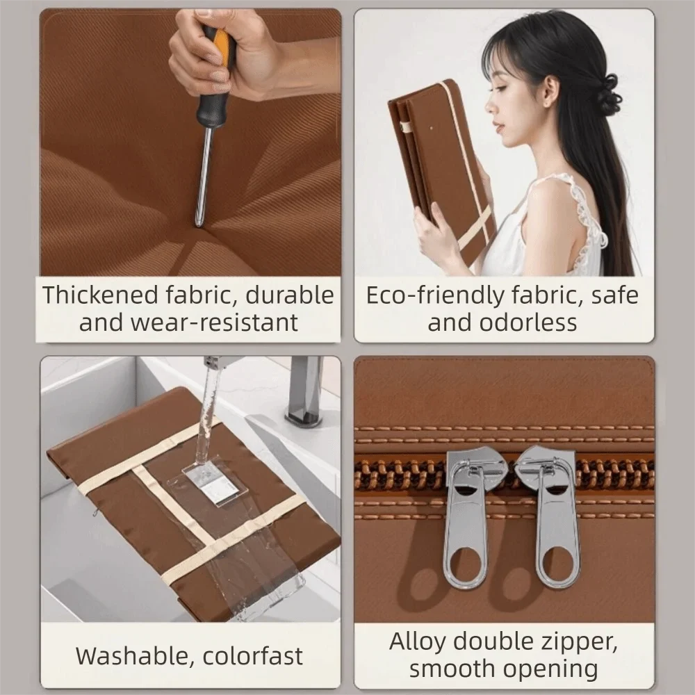 Waterproof Foldable Quilt & Clothes Storage Bag with Handle