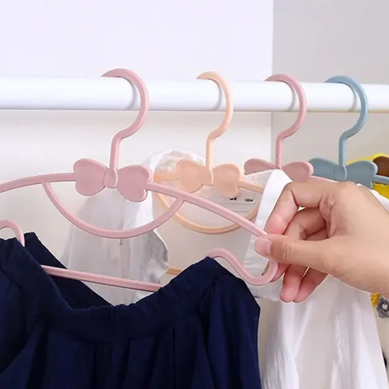 Kids Baby Clothes Hangers with Bow Design | 10–50 Pack