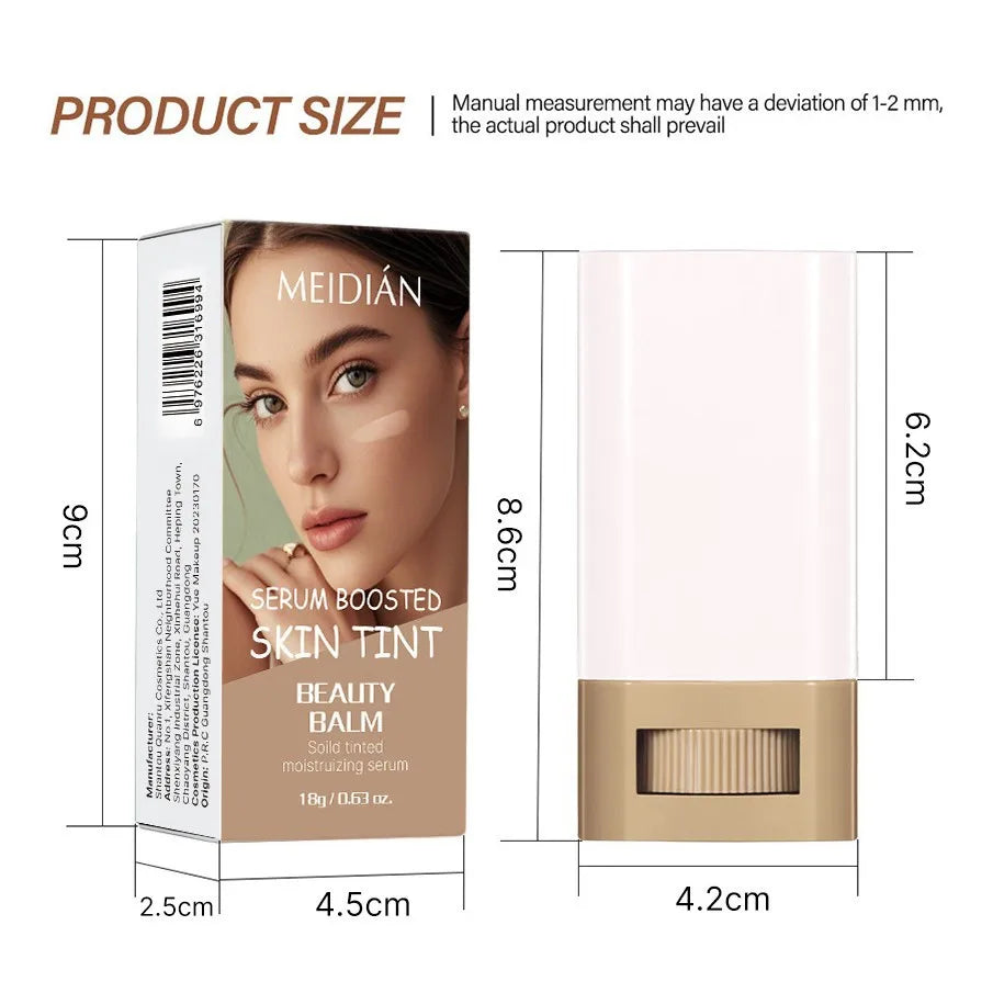 Waterproof Skin Tint Stick – Nourishing Tinted Serum Foundation