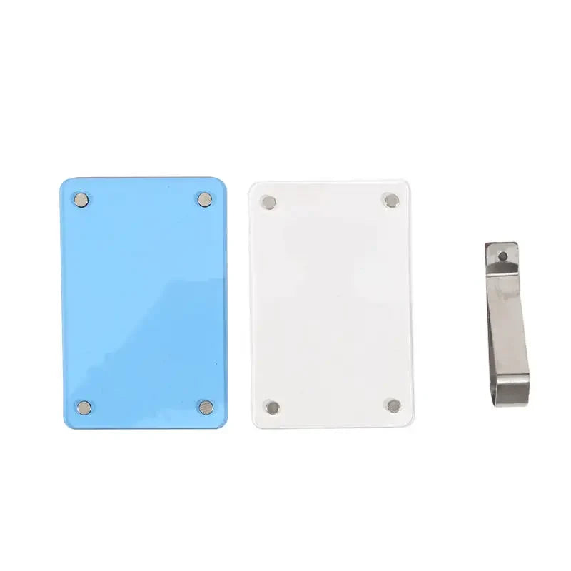 Car Sun Visor Photo Holder Magnetic Acrylic Picture Frame Clip