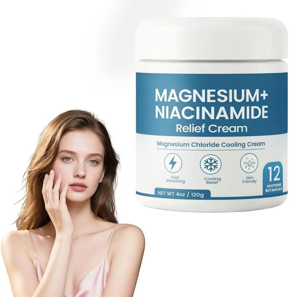 Magnesium & Niacinamide Nerve Relief Cream – Skin Repair 120g