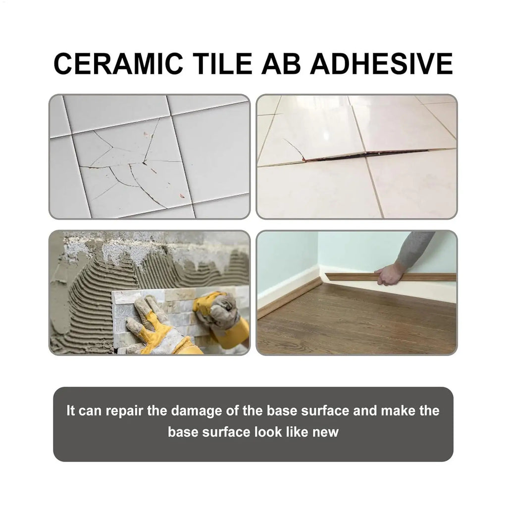 Ceramic Tile Crack Filler Paste – Fast-Drying Grout Repair 50ml