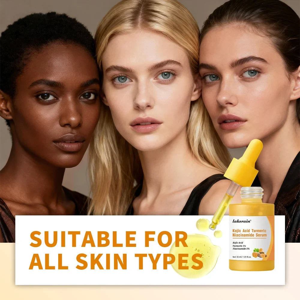 Kojic Acid Turmeric Niacinamide Brightening Glow Face Serum