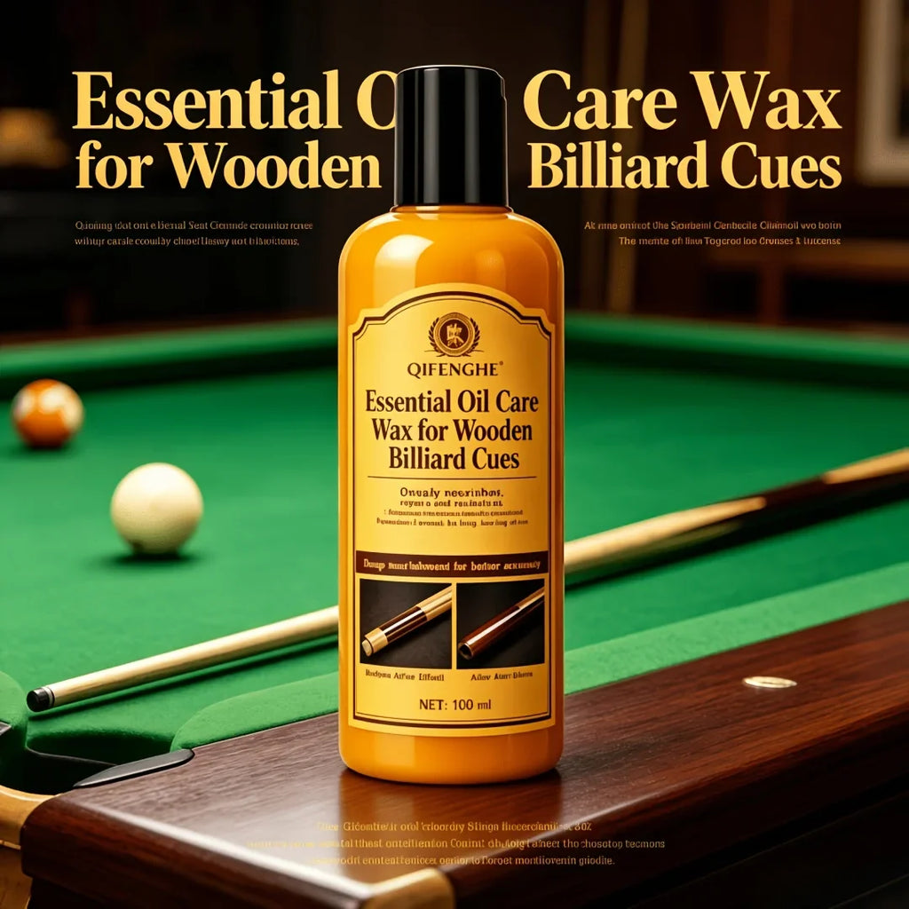 Billiard Cue Wax – Essential Oil Wood Polish & Restorer