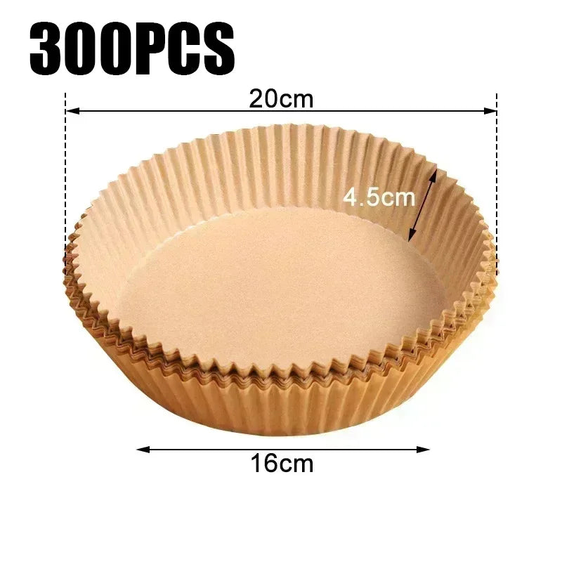 Square Air Fryer Parchment Liners 50/100pcs Non-Stick Disposable