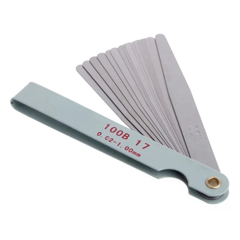 Professional 17 Blades Feeler Gauge Metric Gap Filler 0 02 Gage