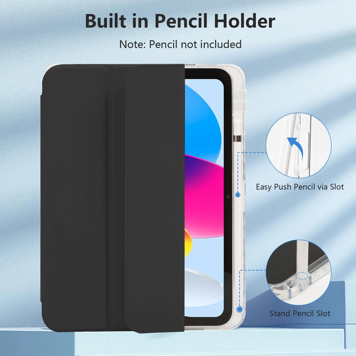 Clear iPad Case – Air, Pro, Mini & All Generations | Slim Shell