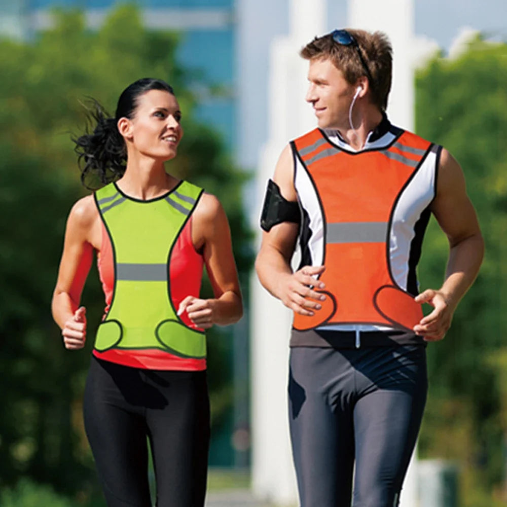 Reflective Safety Running Vest | High-Visibility Cycling & Jogging