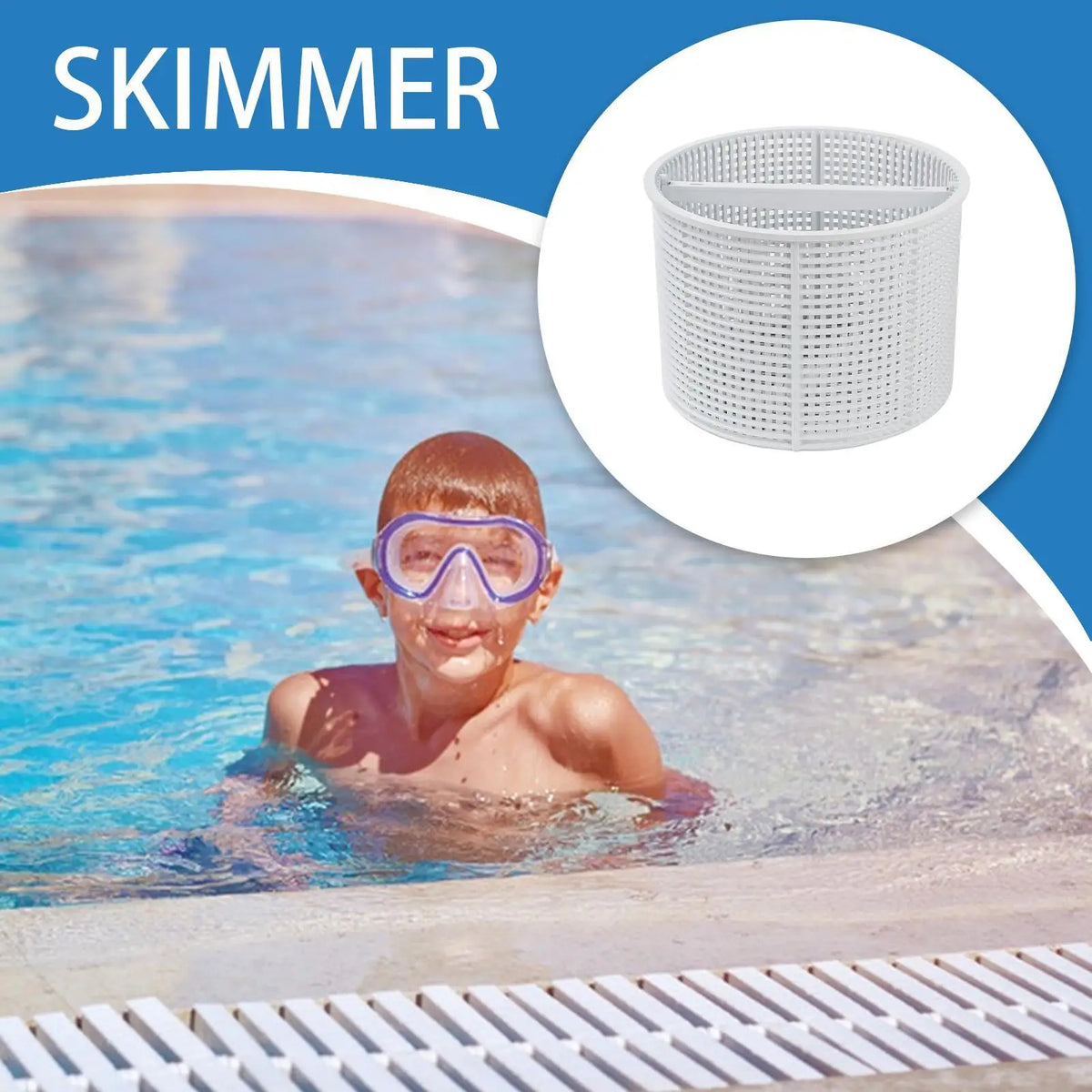 Pool Skimmer Basket for Inground Pool – Leaf & Debris Filter