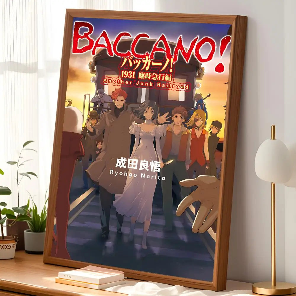 Anime Baccano Self-Stick HD Wall Art Poster – Waterproof Decor