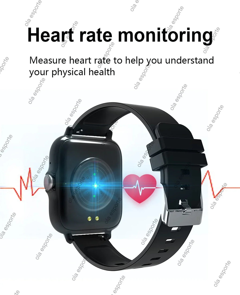 Ola Esporte Smartwatch – Bluetooth Call & Fitness Tracker