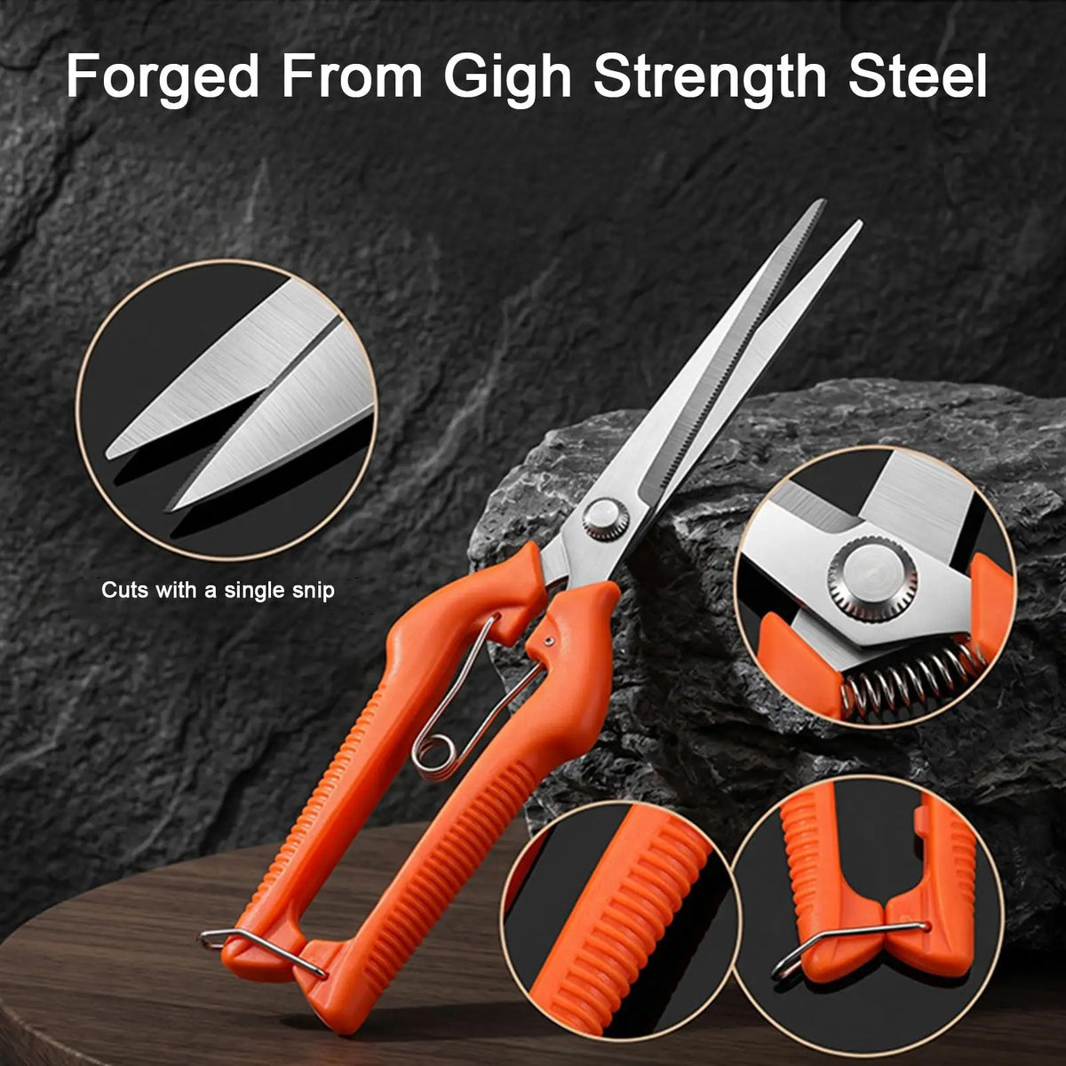 Stainless Steel Garden Pruners | Shears for Trimming & Cutting