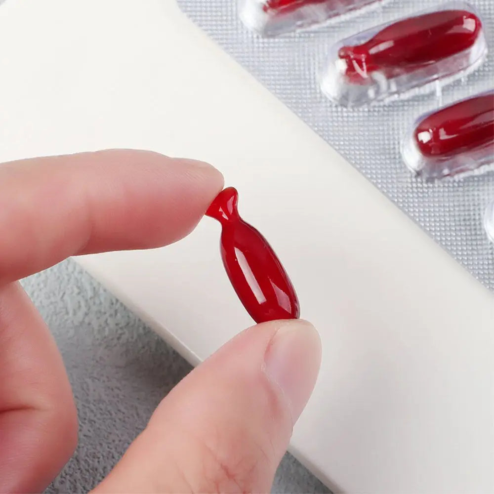 10-Pack Fake Blood Capsules | Halloween Prank Stage Props