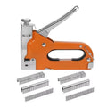 Heavy Duty 3-in-1 Manual Staple Gun Brad Nailer Alloy Steel