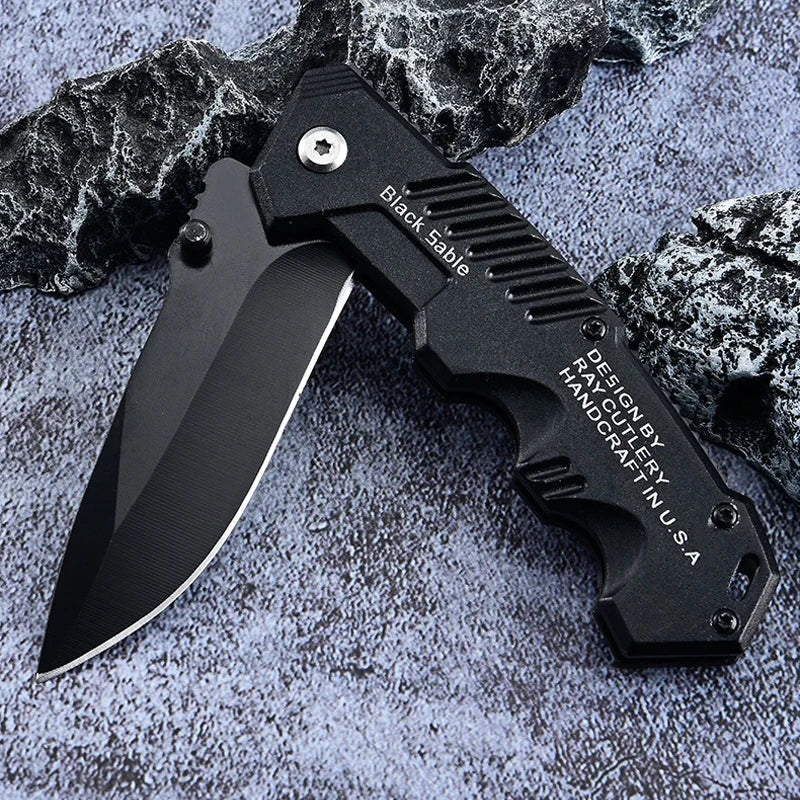 Stainless Steel Folding Pocket Knife – Camping & Outdoor EDC