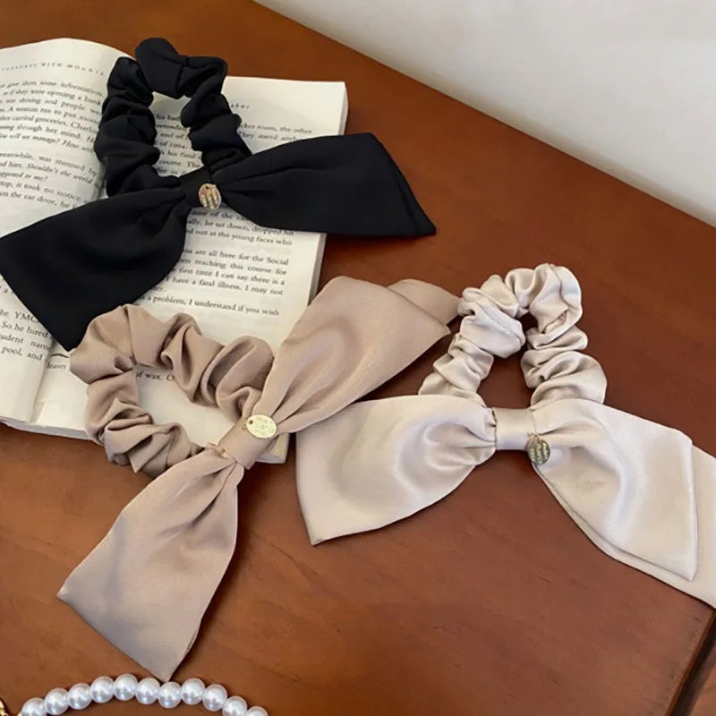 Bow Hair Band for Women – Ribbon Hair Rope Accessory