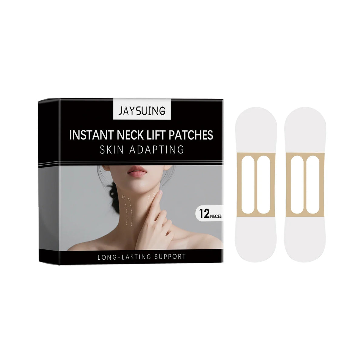 Hyaluronic Acid Neck Lifting Patches – Anti-Wrinkle Neck Contour Tape