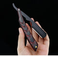 Men's Straight Edge Folding Razor – Stainless Steel Barber Shaver