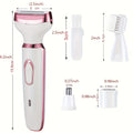 4-in-1 Electric Shaver for Women – Portable Body Hair Trimmer