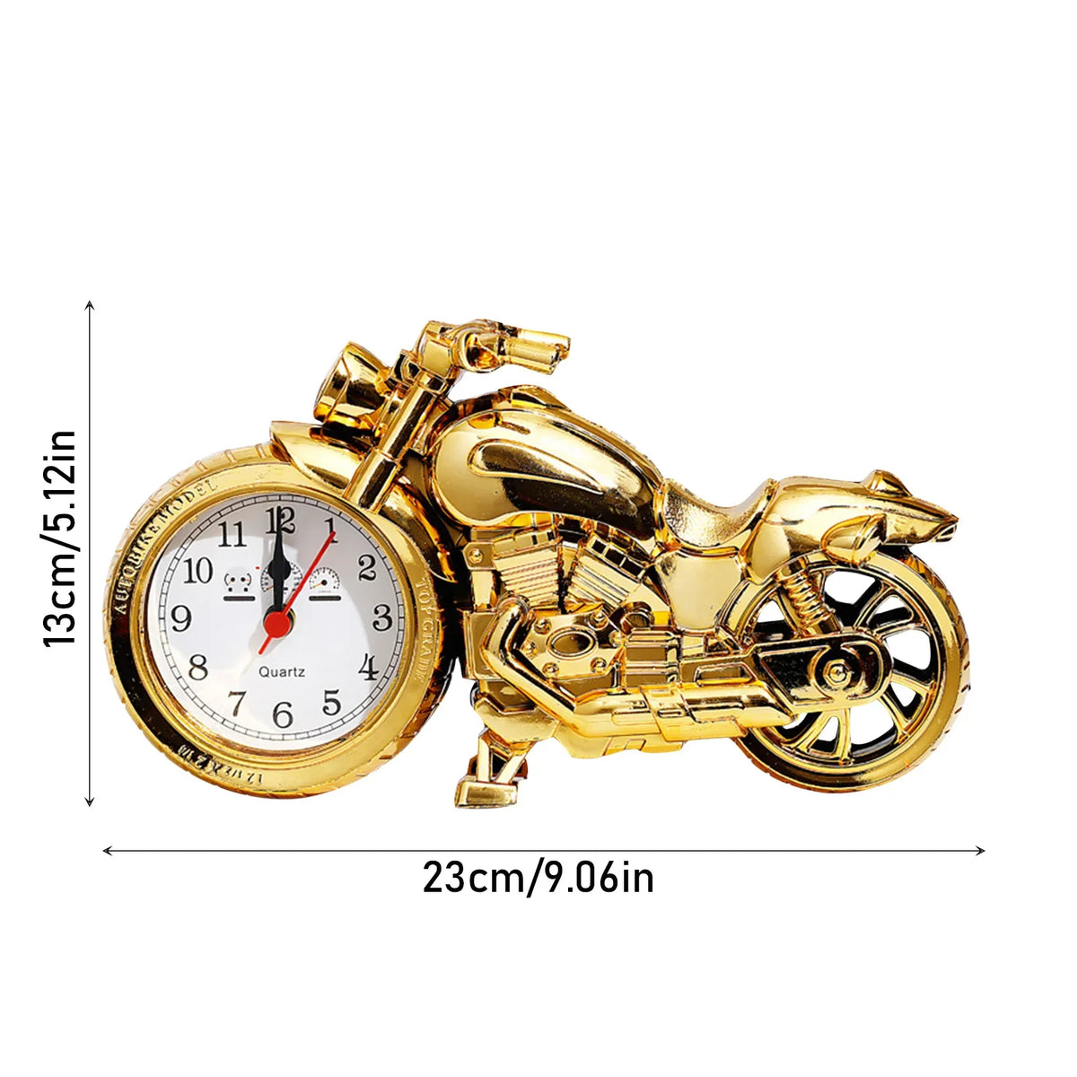 Retro Motorcycle Alarm Clock | Desktop Decor & Gift