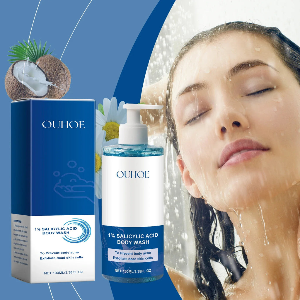 Salicylic Acid Body Wash – Exfoliating Pore-Refining Shower Gel