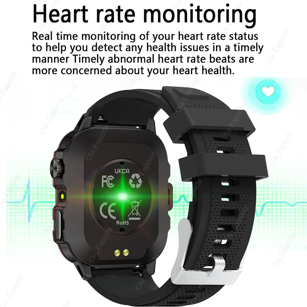 Outdoor Military GPS Smart Watch Men Waterproof Multiple Sport Mode