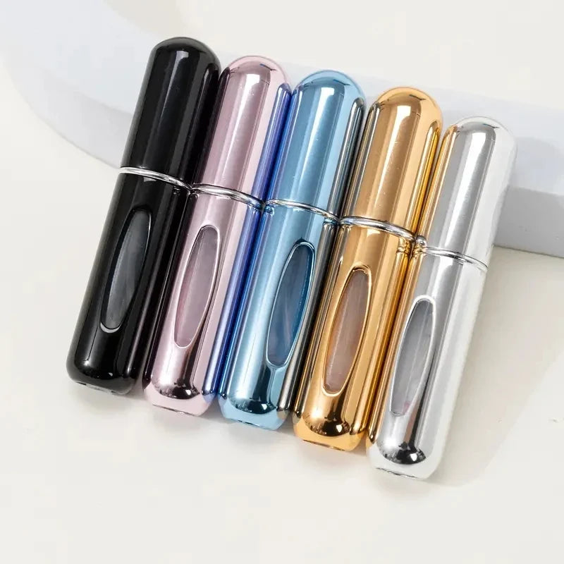 Portable Aluminum Refillable Travel Perfume Spray Bottle