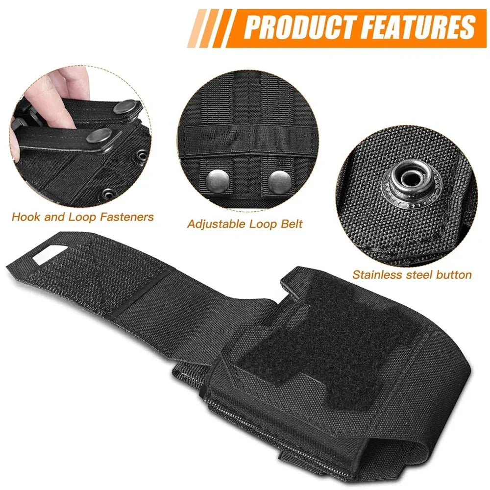 Molle Handcuff Pouch Shackles Holder Case Quick Draw Universal