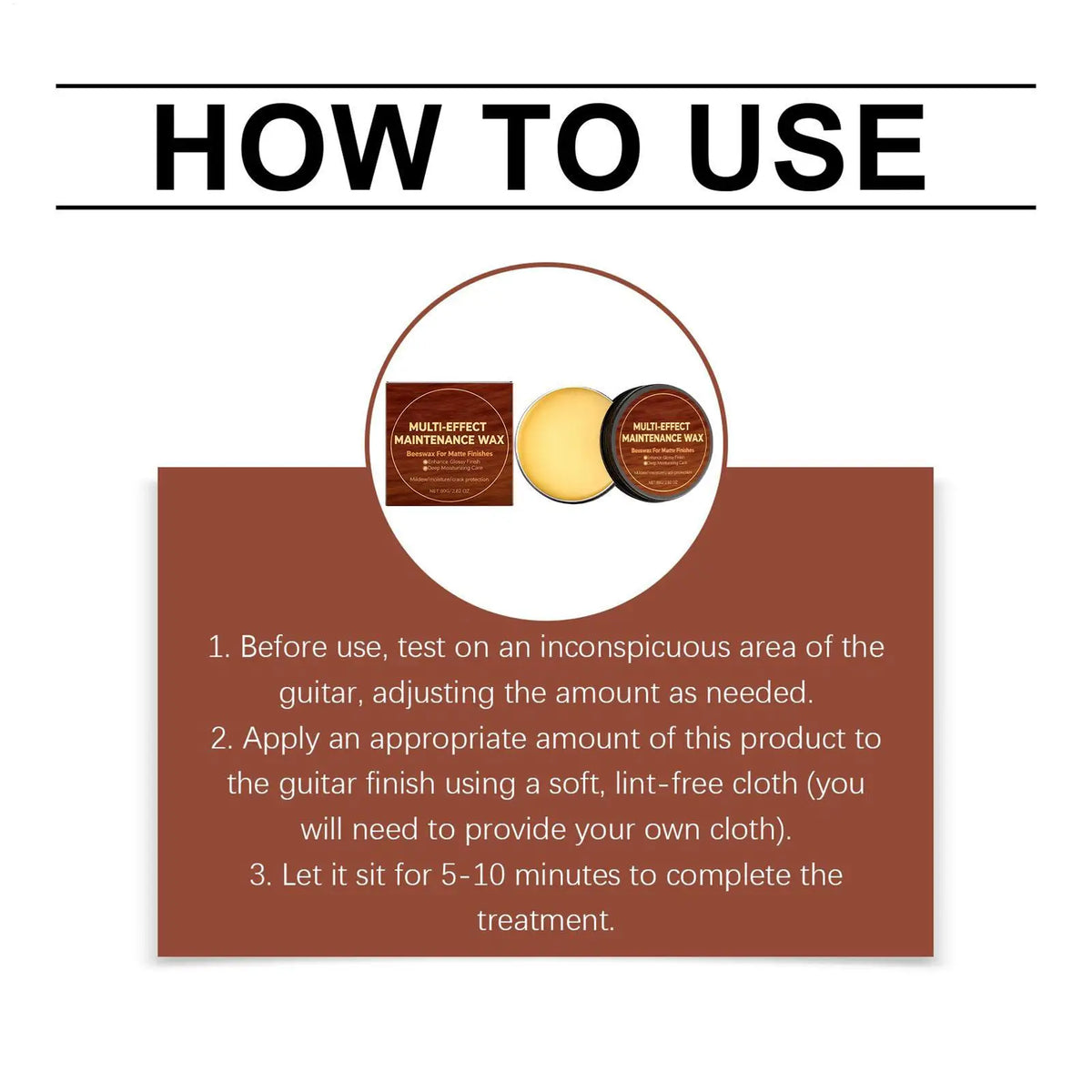 Guitar Polishing Wax – Beeswax & Carnauba Wood Instrument Care