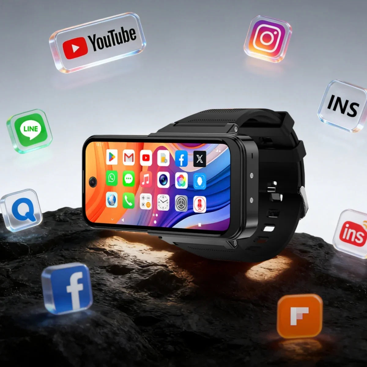 Zestbolt Q333 Android 12 Smartwatch Phone 4G SIM GPS AMOLED