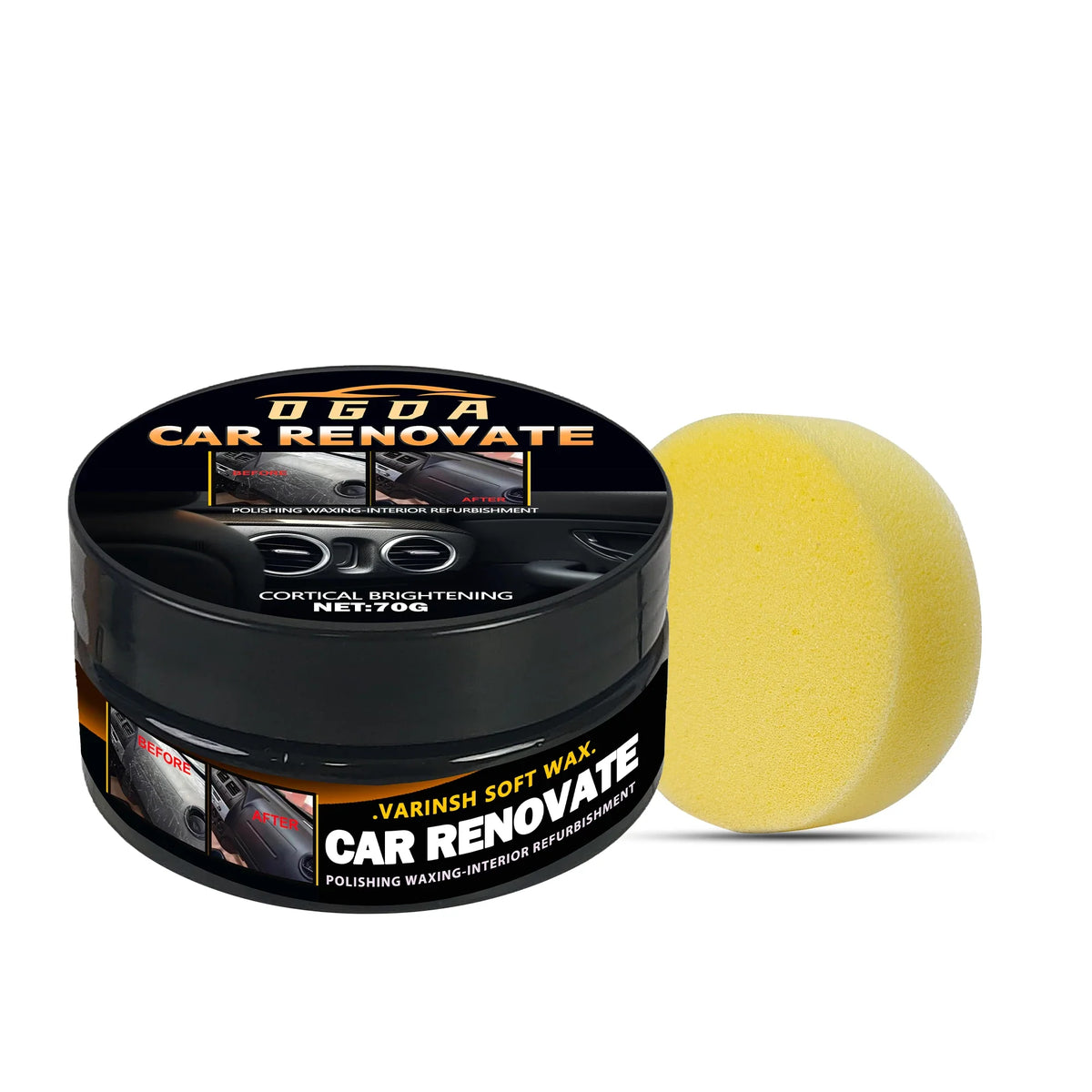 Car Plastic & Rubber Restorer Black Gloss Paste | Trim Care