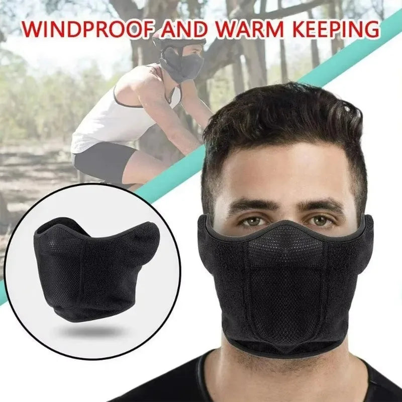 Unisex 2-in-1 Winter Windproof Face Mask | Cycling & Running