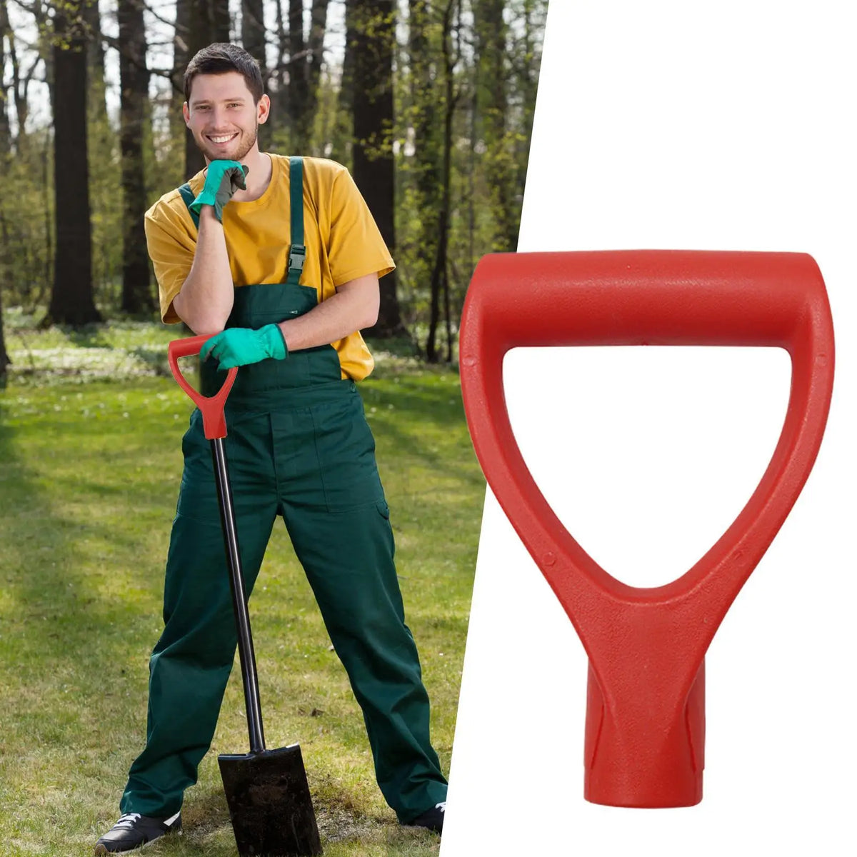 Ergonomic D-Grip Shovel Handle Replacement | Garden & Yard