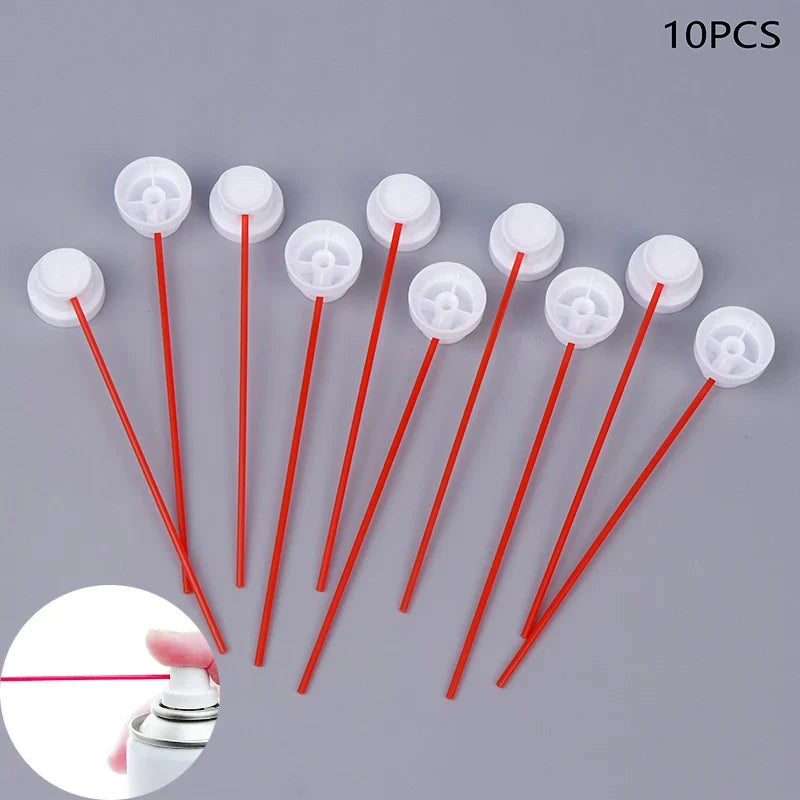 10-Pack Spray Paint Nozzle Caps – Thin Tube Needle Tips