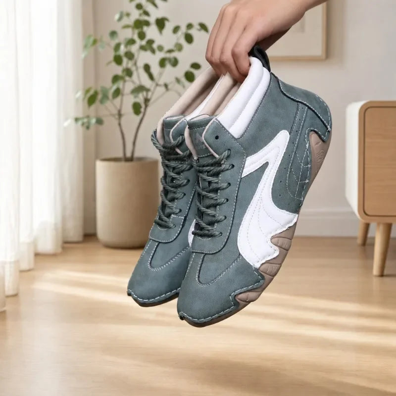 Unisex Wide Fit High Top Casual Walking Boots | Anti-Slip