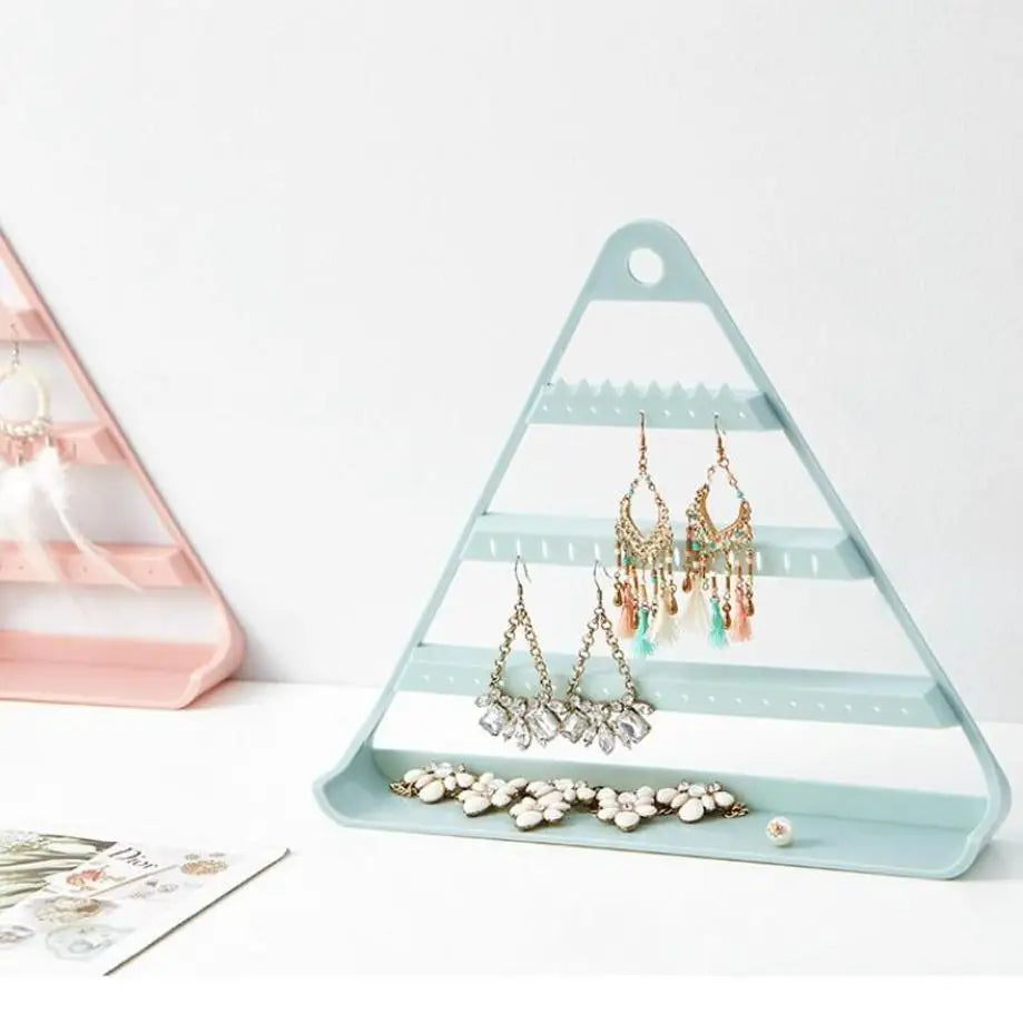 Earring Display Stand & Jewelry Organizer Rack – 4 Colors