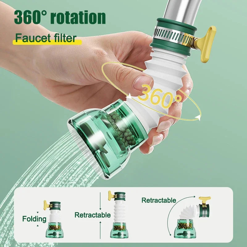 Universal 360 Rotation Faucet Bubbler Swivel Water Saving Economizer